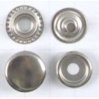 Кнопка №61 15мм сталь (упаковка 720 штук) никель