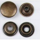 Кнопка №61 15мм сталь (упаковка 100 штук) антик