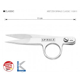 KRETZER SPIRALE CLASSIC 110911 Ножницы для обрезки ниток 4,5"