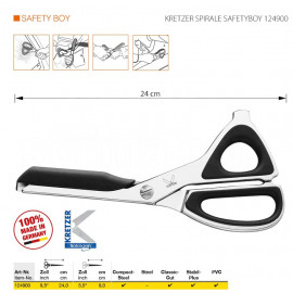 KRETZER SPIRALE SAFETY BOY 124900 Ножницы специального назначения 9,5"