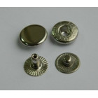 Кнопка №54 12,5 мм сталь (упаковка 100 штук) никель