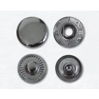Кнопка Alfa15мм сталь (упаковка 720 штук) никель